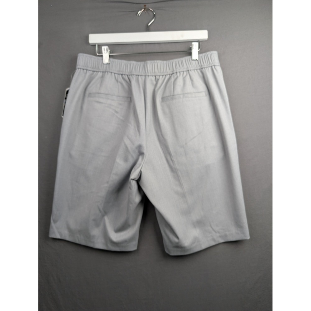 Alfani Mens Gray Performance Stretch Dress Shorts Size 34 Business Casual